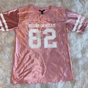 Pink Satin Jersey SMALL